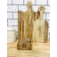 Wood Square 4 Piece Coaster Set
