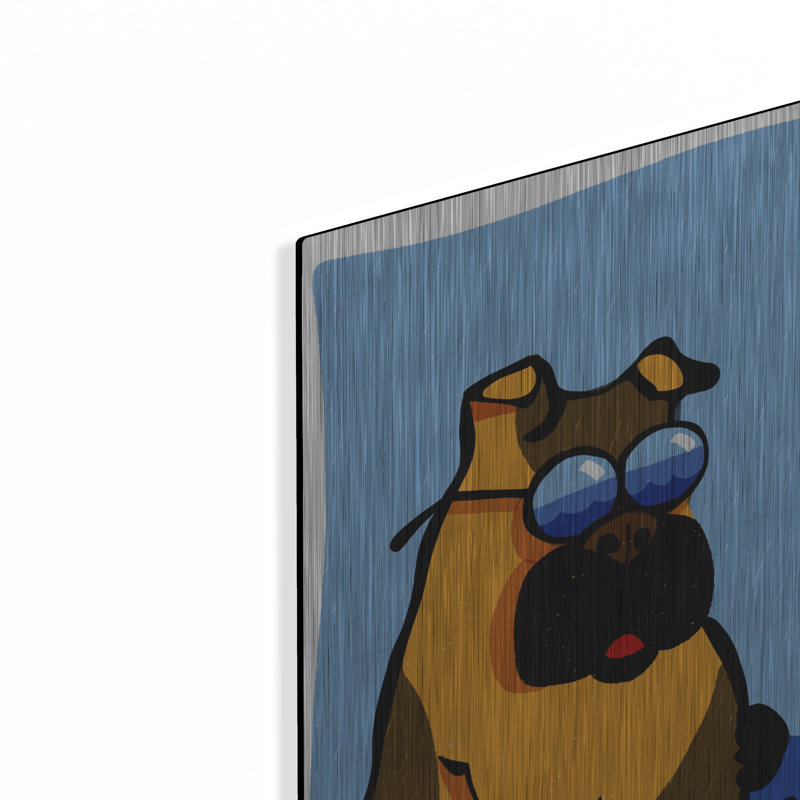 «Cool Dog Blue» par Irena Orlov, H 16 po x l 12 po