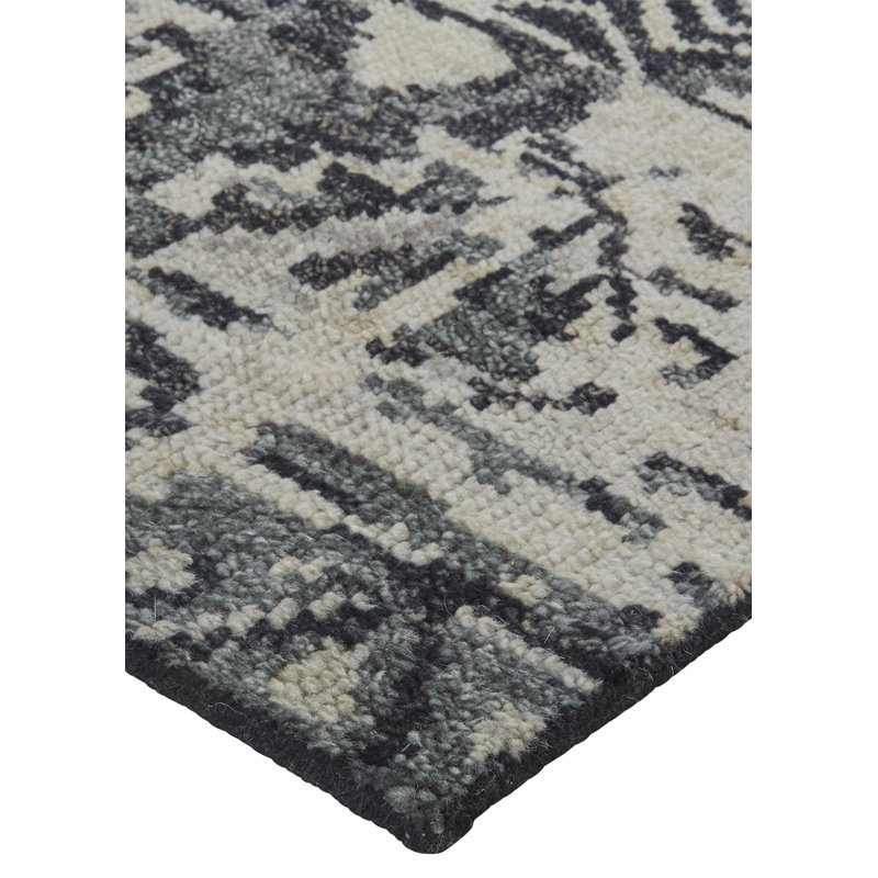 Palomar Wool Ikat Area Rug, Rectangle 2' x 3'