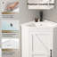 Ensemble de meuble-lavabo de coin 16 po avec lavabo