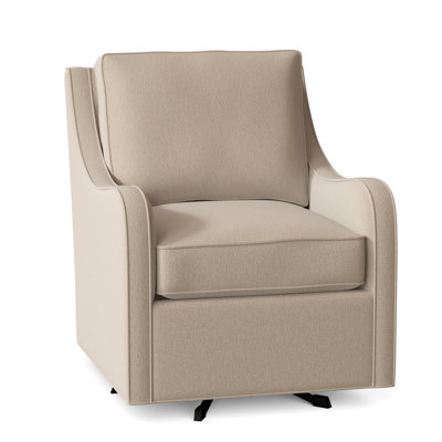 Koko 29" Wide Swivel Down Cushion Armchair by Braxton Culler