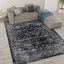 Tapis persan tissé délavé rétro, tapis distinctif-1368956579