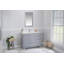 Ensemble de meuble-lavabo simple 41,3 po avec miroir Lakethia-1815767092
