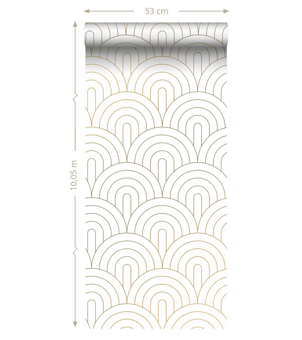 AllModern Rasha Geometric Double Roll & Reviews | Wayfair