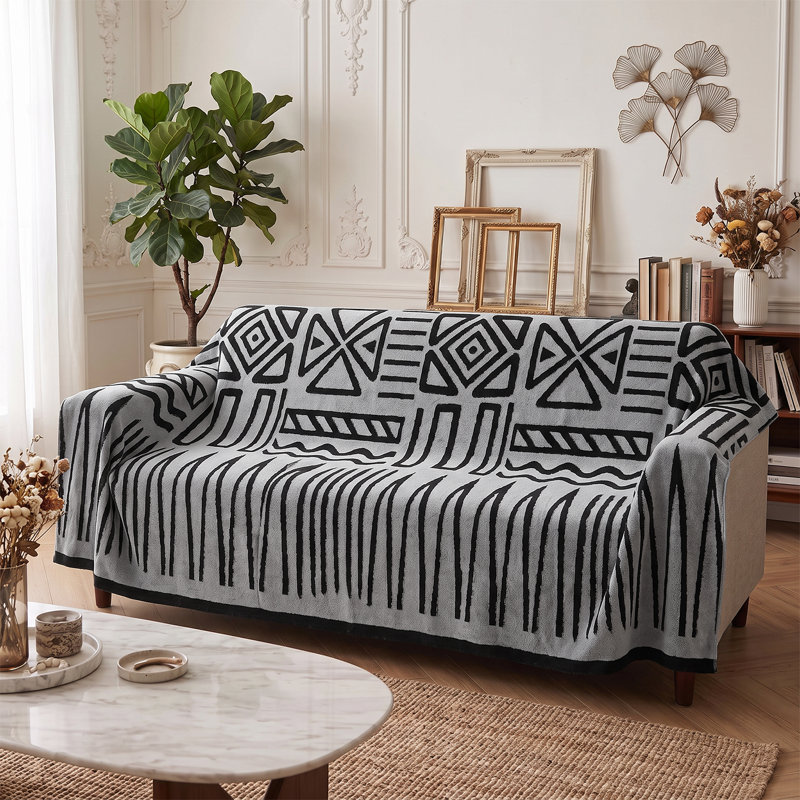 Bohemian-Style Sofa Cover Couch Furniture Protector