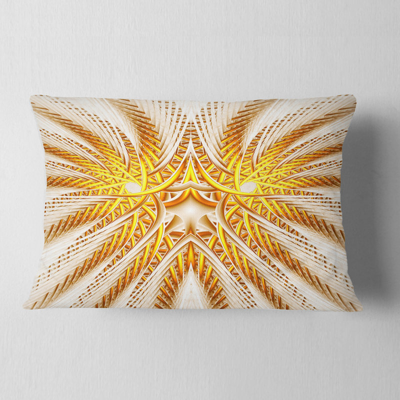 Coussin lombaire , Orange / Jaune