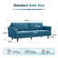 Cicero 204Cm Linen Flared Arm Sofa-981667558