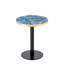 Modern Round Coffee Table with Light Luxury Design-131643835