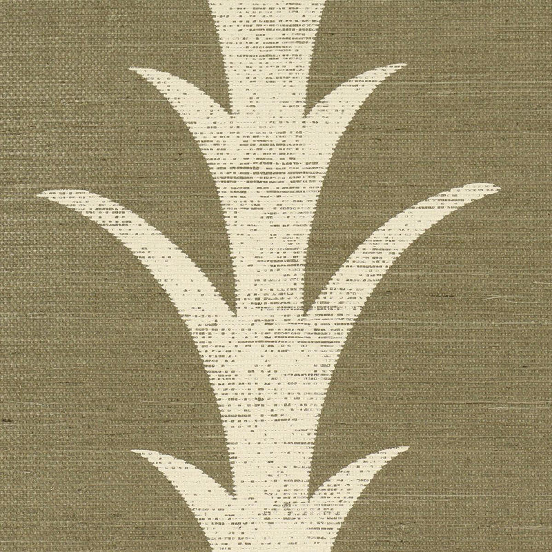 Schumacher X Celerie Kemble Striped Wallpaper Roll, Blue