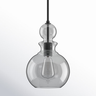 Theron Single Light Glass Dimmable Pendant