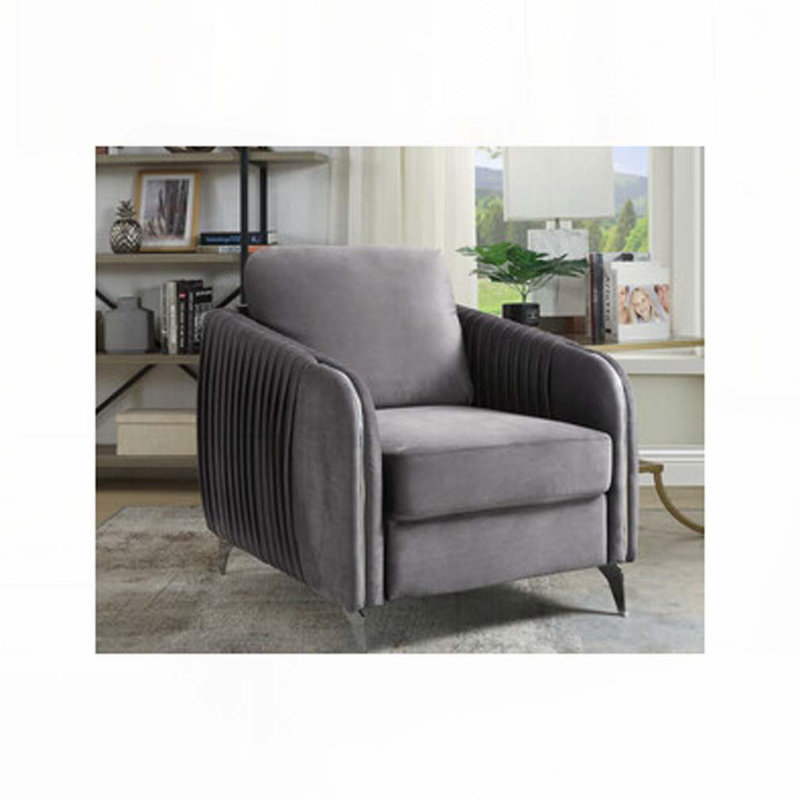 Fauteuil d'appoint en velours