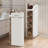 4-Tier Slim Storage Drawer Cart, Narrow Storage Organizer with Wheels, Multi-Purpose Storage Container for Small Spaces, Bathroom, Kitchen, Bedroom, Laundry Room, Cosmetics, Household Essentials-1390847505