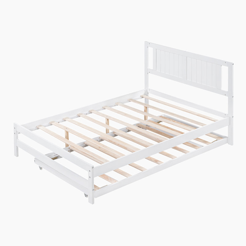 Cara Platform Bed, White