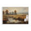 Ghost in Farm Field, giclée encadrée, design par Petal Prints Design-425915939-425915942