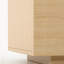 Armoire d'entrée moderne et minimaliste en bois naturel