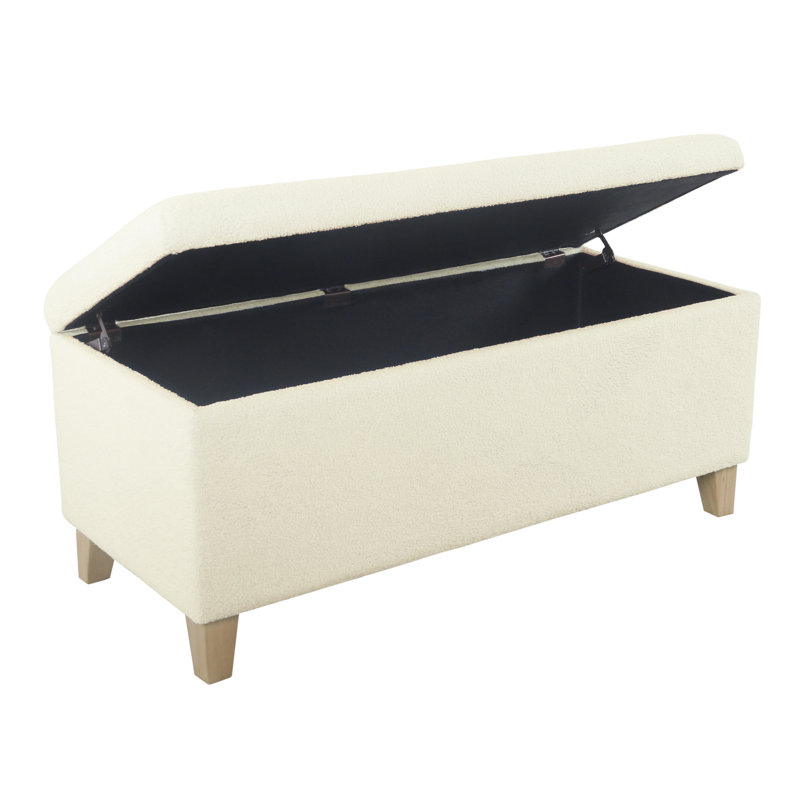 Banc de rangement rembourré Peele