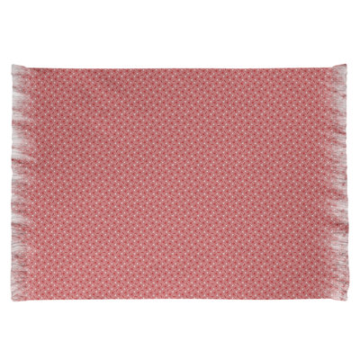 Tapis de zone rouge hexagonale classique en treillis Mcguigan