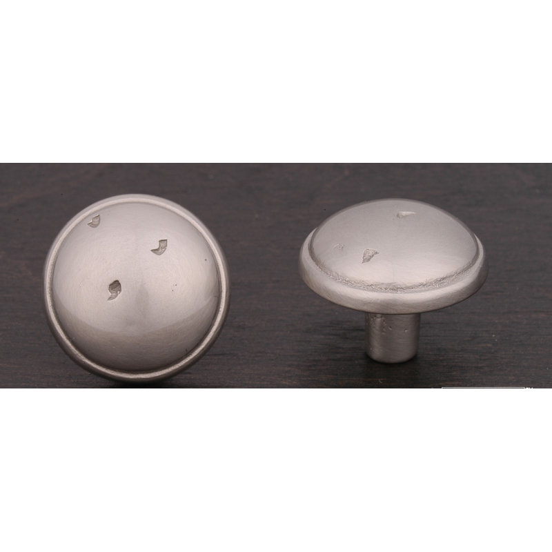 CK Series 1 3/8" Diameter Mushroom Knob, Satin Nickel (Pewter)