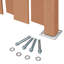 72.83 cm H x 148 cm W Fence Panels Fencing