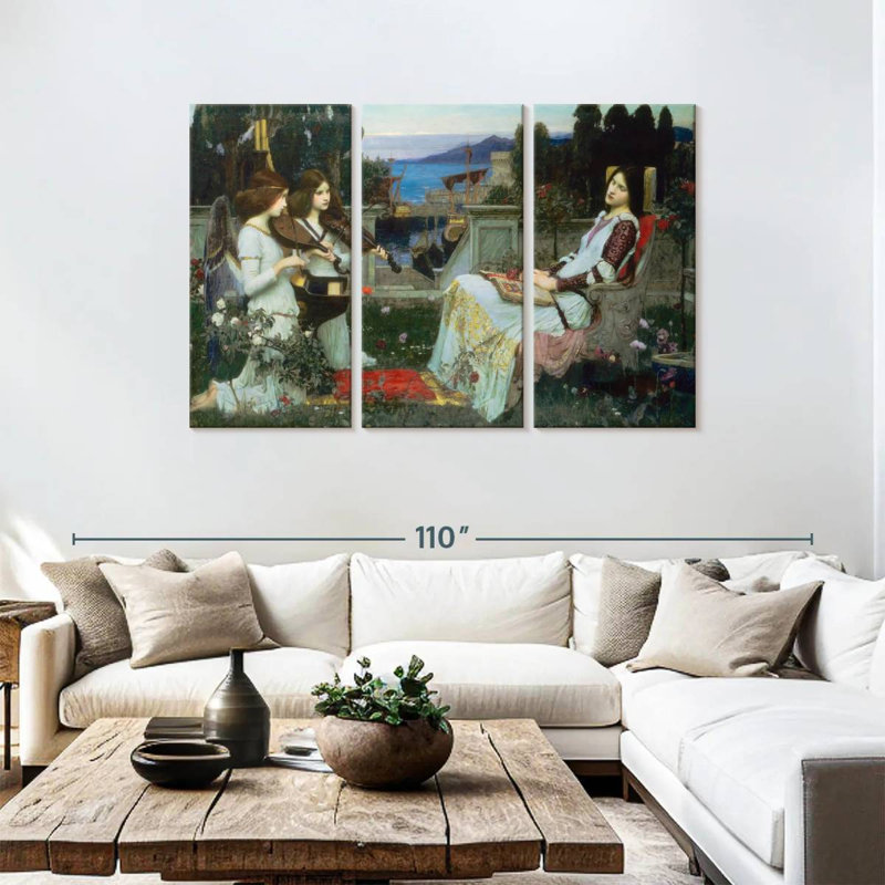 Adella Saint Cecilia, 48" H x 74" W