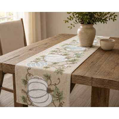 Trym Floral Thanksgiving Table Runner