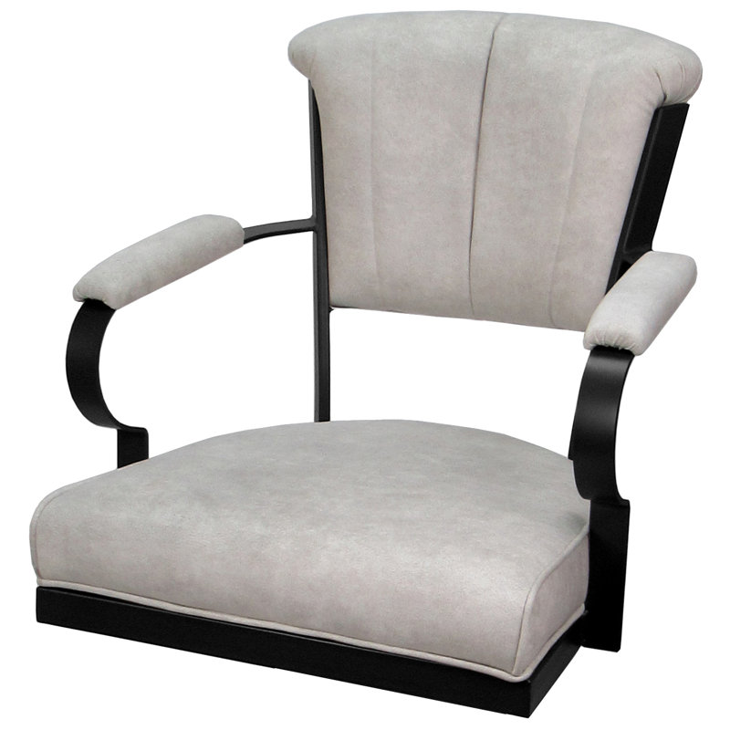 Tabouret très grand Hallah, Stuc / noir