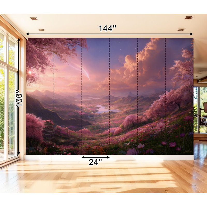 Adhésif mural amovible Peel and Stick, 99.6" L x 144" W