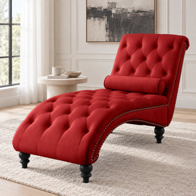 Velvet Chaise Lounge