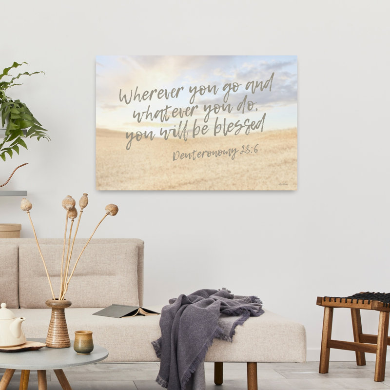 «Whereever you go», art contemporain de paysage abstrait, H 36 po x l 24 po
