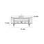 Elegant curvilinear coffee table with wooden feetA-104977261