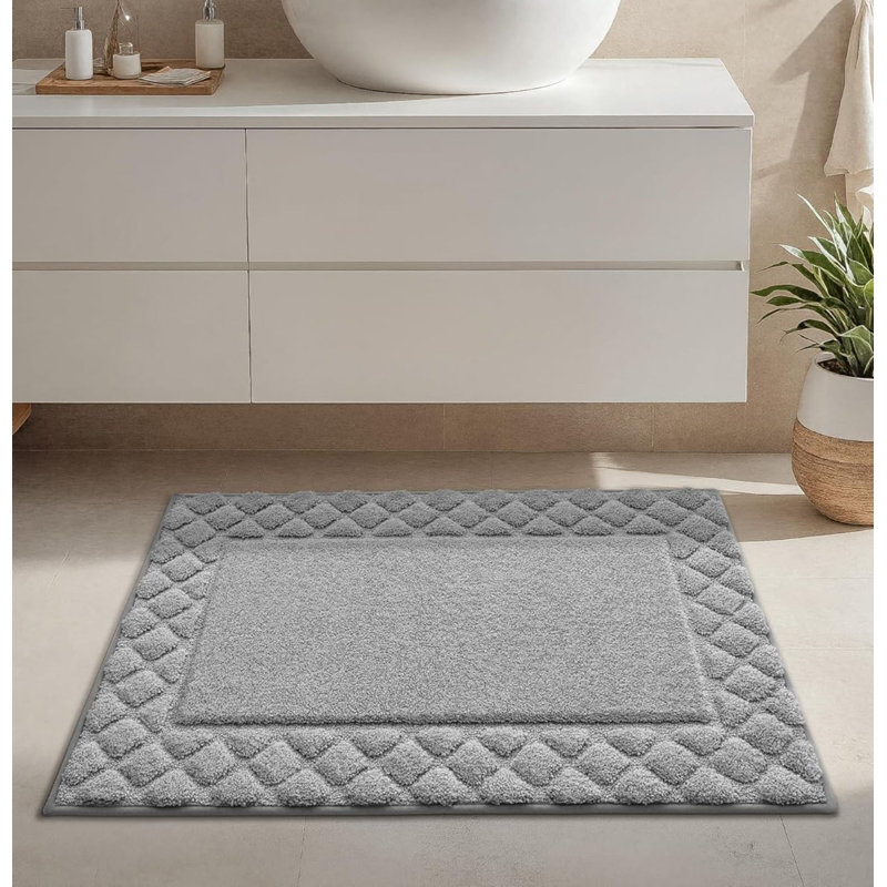 Non Slip 44 x 76 cm, Washable, Absorbent Extra Soft Rectangle Bath Rug