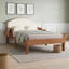 Lit plateforme en bois avec tête de lit tapissier et tablettes de rangement latérales-1668629548-1668629551