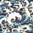Marine Seamless Pattern With Water Waves-425744300