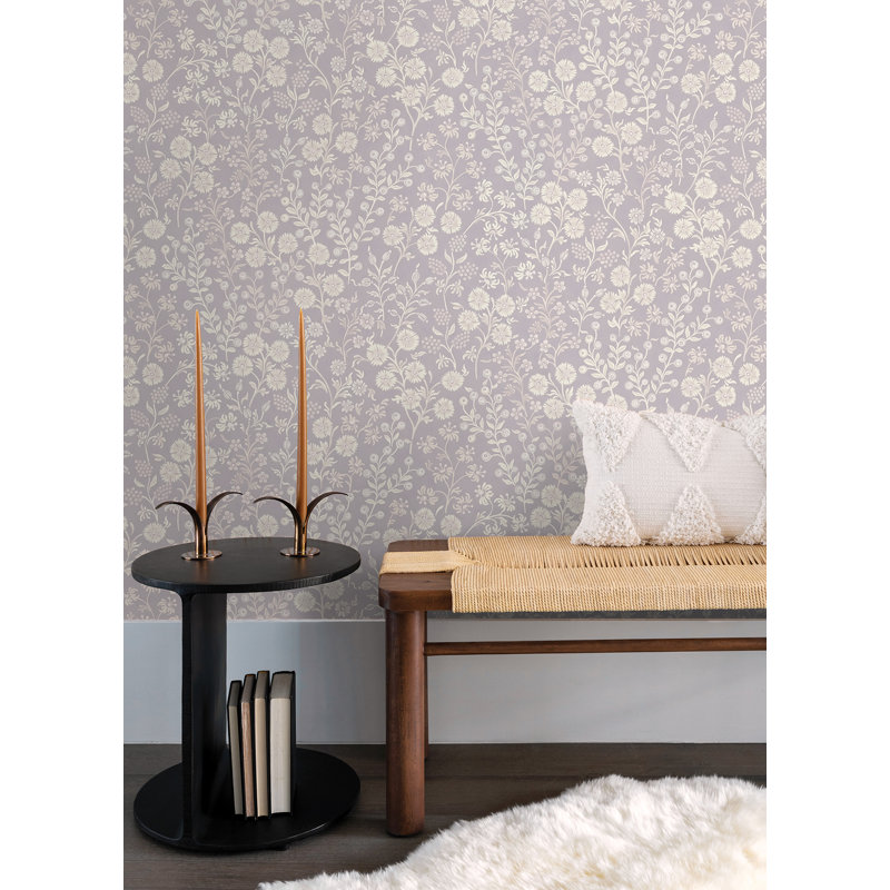 Rouleau de papier peint L 33 pi x l 21,5 po Dawna, Bleu