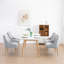 Eilis 109.22cm H Polyester Upholstered Upholstered Back Side Chair-1982023714