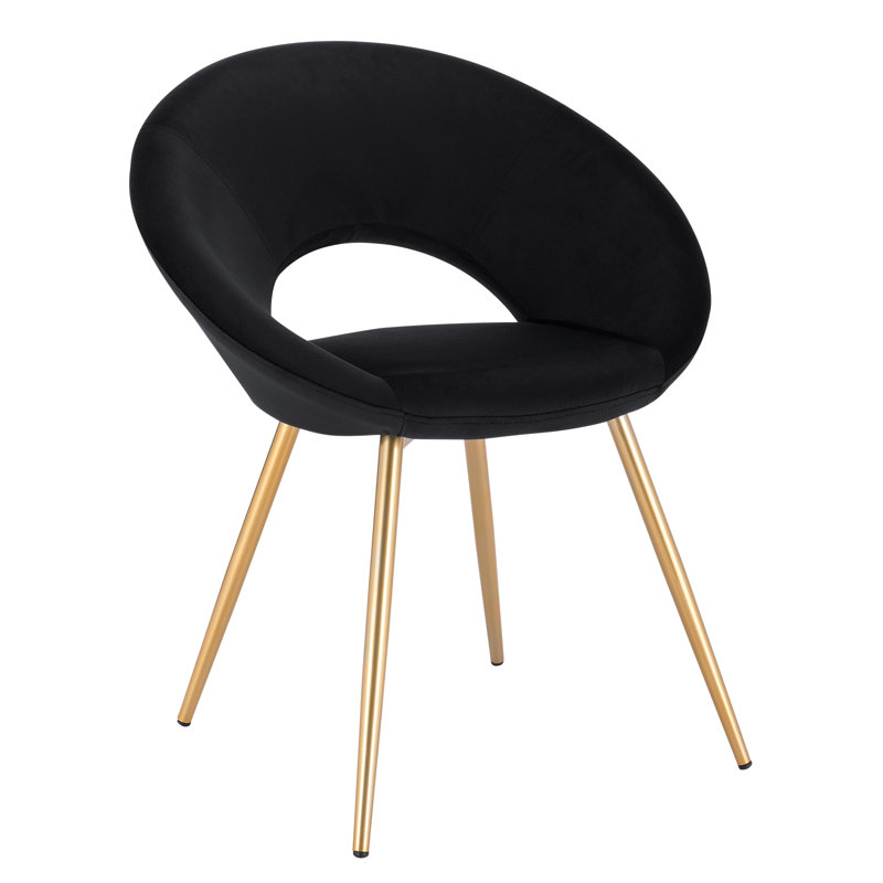 Catoosa Upholstered Dining Chair, Black
