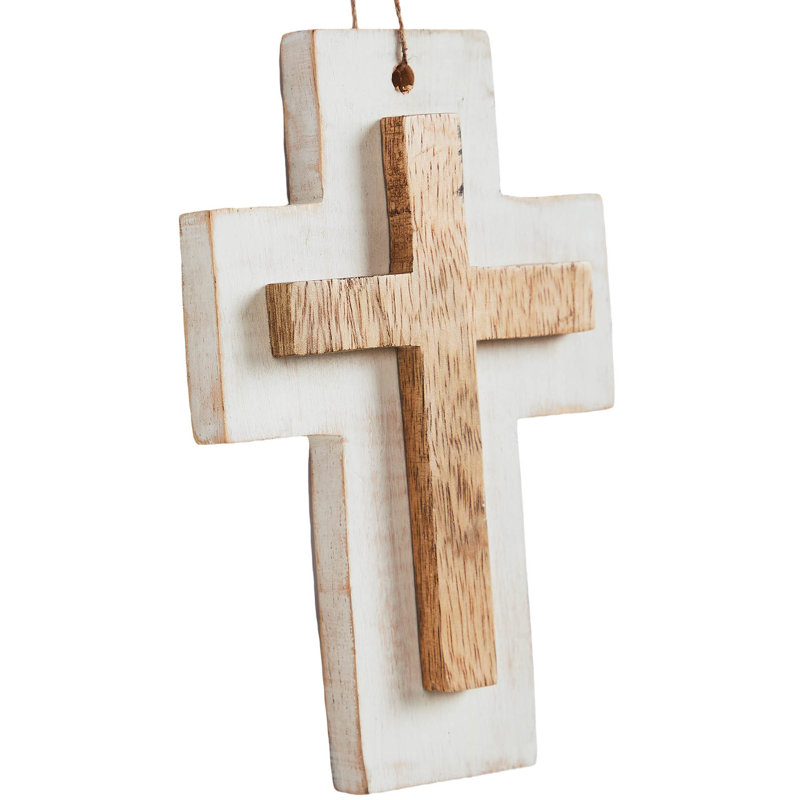 Ornement suspendu en bois 6 x 4