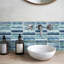 Maya Stacked 12x12 Polished Glass Mosaic Tile-807491526