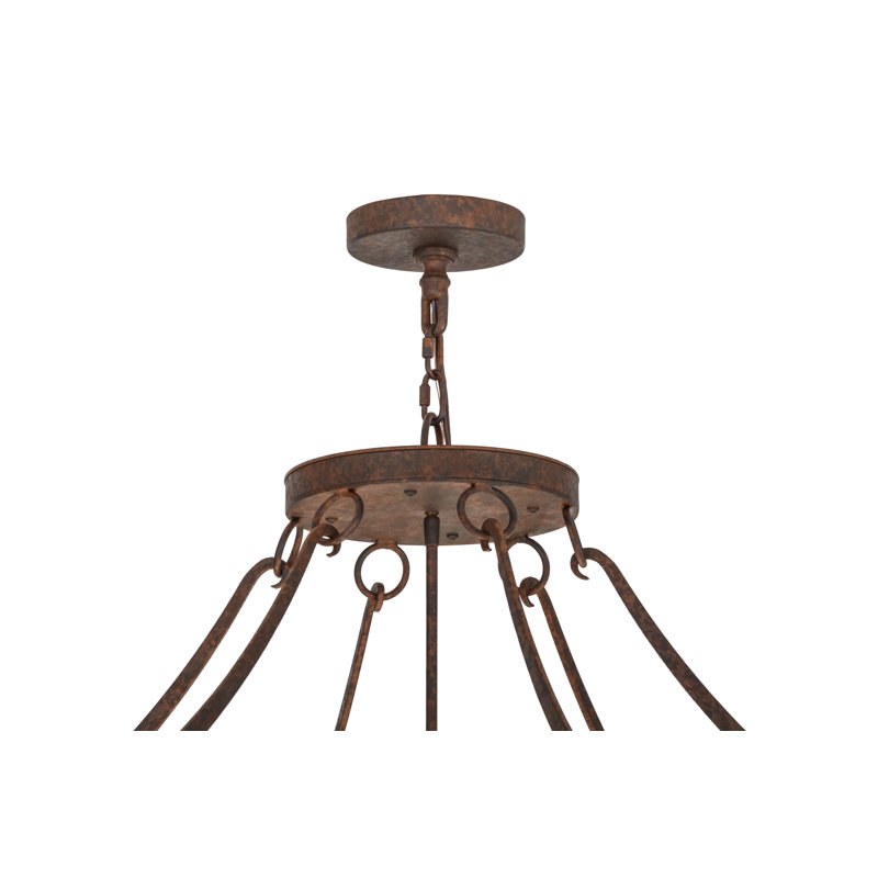 Rusty Nail 60" Glass LED Indoor/Outdoor Pendant Light