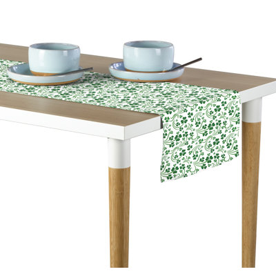 Evatt Shamrock Scroll Table Runner