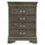 Coffre de rangement élégant gris traditionnel-1894886026