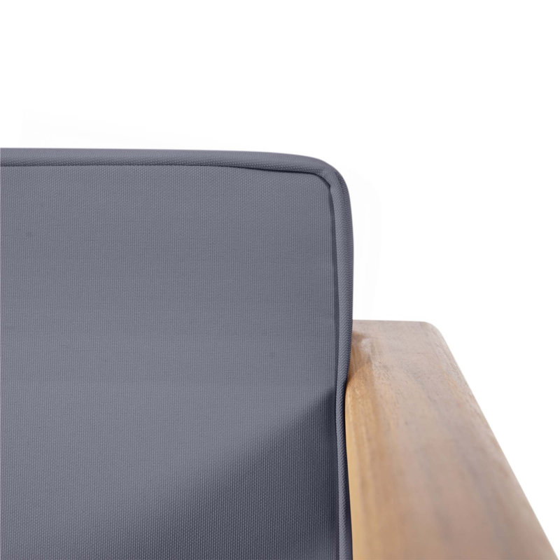 Méridienne légère, fauteuil d'appoint, Tissu gris