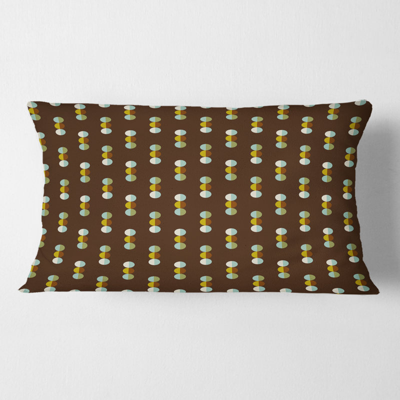 Coussin Geometric Mod Dots - Mid-Century Modern