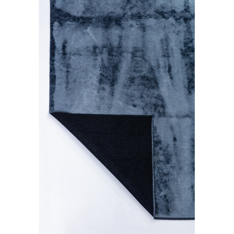 Rapture Blue Abstract Luxury Area Rug, Rectangle 7'10" x 9'10"