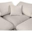 Canapé modulaire en velours 160 po conforme à la norme CAL117-88400011