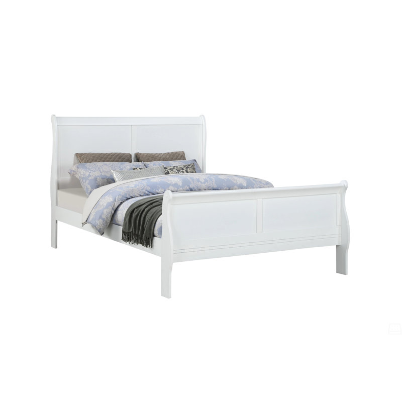 Grand lit en bois massif 1pc, Grand lit
