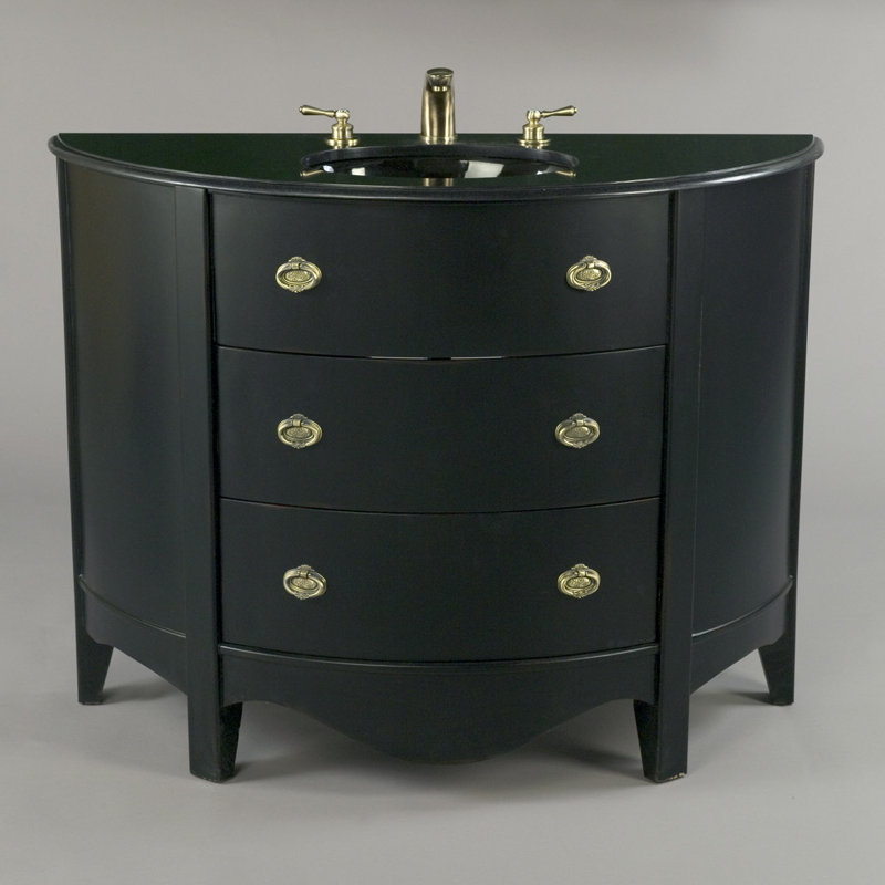 47'' Single Bathroom Vanity with Stone Top