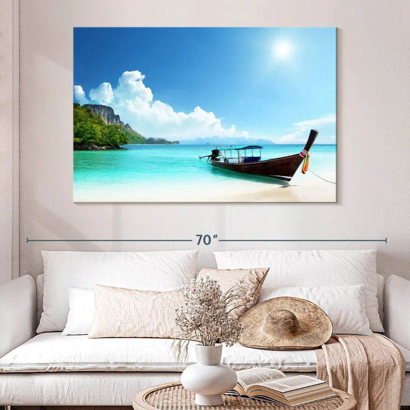 Bateau Mehar Poda Island, H 34 po x l 51 po
