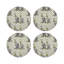 Sous-verres ronds en cuir Regal-119015332