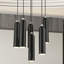 Luminaire suspendu cylindrique à 6 lumières Harly-2082901591